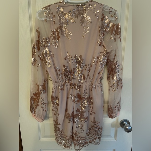 Beautiful Rose Gold Romper - Picture 5 of 6